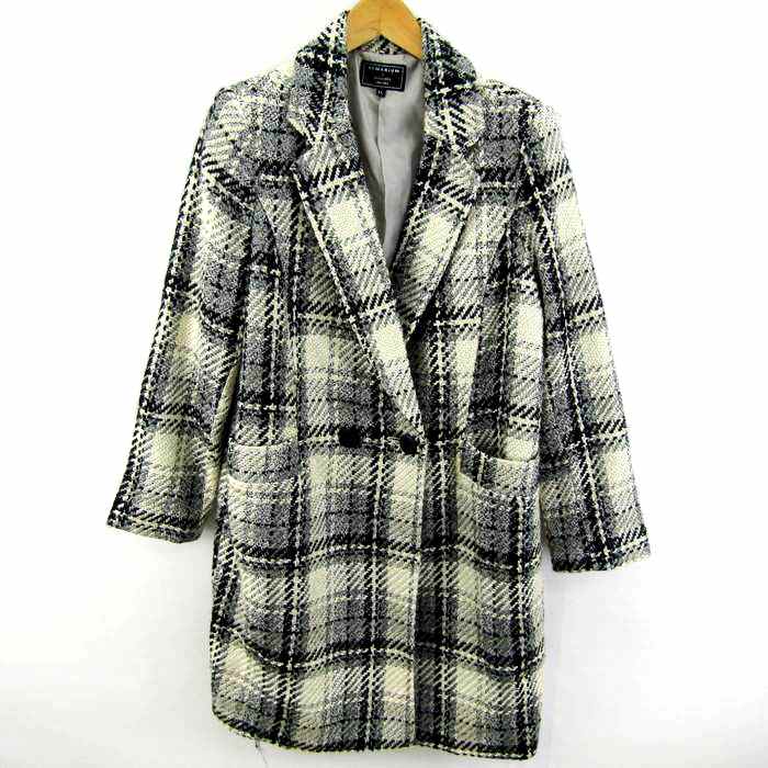 ARMARIUM アルマリウム チェスターコート persodea whitelabel コラボ 大きいサイズ アウター レディース LLサイズ ホワイト系 【中古】