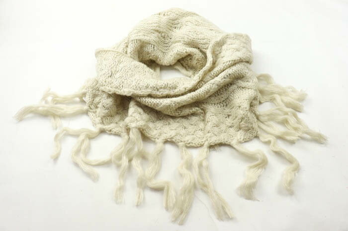 ショコラフィネローブ スヌード 未使用 ネックウォーマー ブランド レディース フリーサイズ アイボリ..