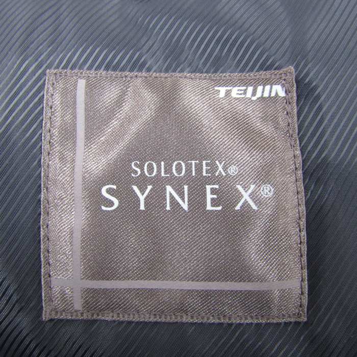 TEIJIN 帝人 ステンカラーコート アウター ソロテックス サイネックス メンズ Mサイズ ネイビー 【中古】