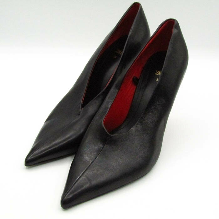 【中古】ザラパンプスブーティポイン...