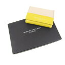 ジャンニキャリーニ 三つ折り財布 ツートーン ウォレット ブランド レディース イエロー/ベージュ GIANNI CHIARINI 【中古】