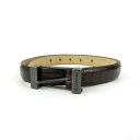 カルバンクライン ベルト イタリアン アリゲーター カーフスキン レザー USA製 ブランド レディース ブラウン Calvin klein 【中古】(4)