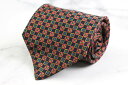 アンドリューズタイ ブランド ネクタイ 小紋柄 ドット 花柄 シルク イタリア製 PO メンズ ネイビー Andrew's Ties 【中古】(4)