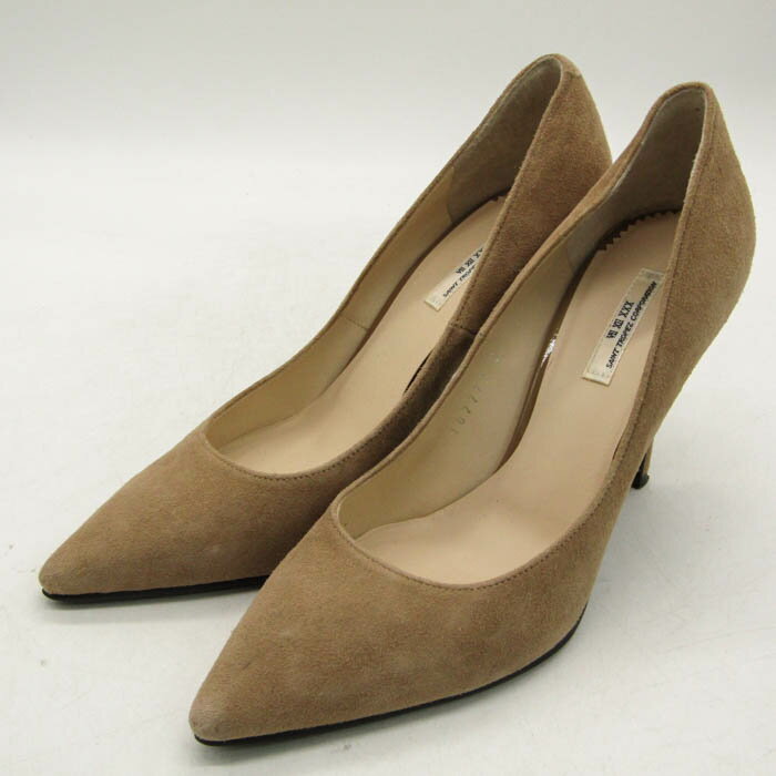 SEVEN TWELVE THIRTY セヴントゥエルヴサーティ パンプス ハイヒール ブランド シューズ 靴 日本製 レディース 36サイズ ベージュ 【中古】
