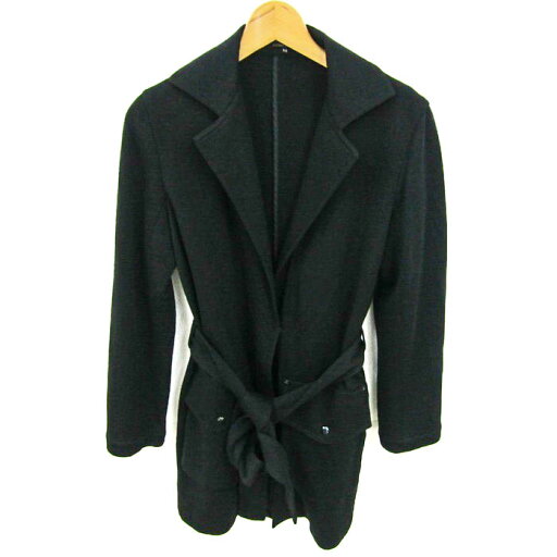 ソニアリキエル ショートコート ガウンコート ウール混 アウター レディース 40サイズ ブラック系 Sonia Rykiel 【中古】 ソニアリキエル ショートコート ガウンコート ウール混 アウター レディース 40サイズ ブラック系 Sonia Rykiel 【中古】