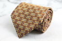 アンドリューズタイ ブランド ネクタイ チェック柄 ドット 格子柄 シルク イタリア製 PO メンズ ブラウン Andrew's Ties 【中古】(4)