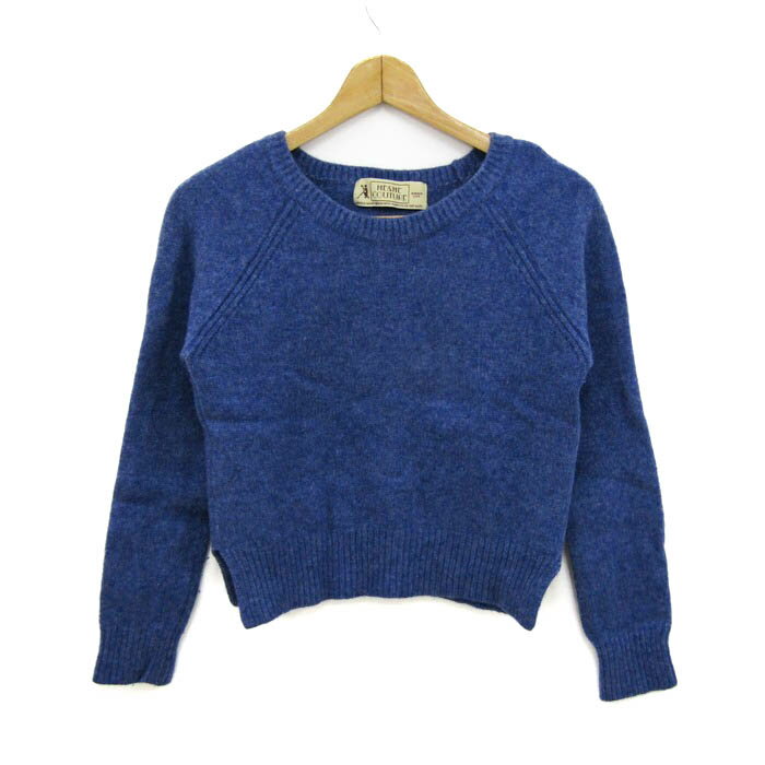 ミーアンドミー クチュール ニット 長袖 ウール/カシミヤ トップス レディース Fサイズ ブルー系 ME&ME..
