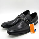 エスメイク ローファー スリッポン 未使用 ビジネスシューズ 紳士靴 黒 メンズ 29サイズ ブラック S.MAKE 【中古】