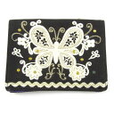 アナスイ ティッシュケース ポーチ ブランド レディース ブラック ANNA SUI 【中古】