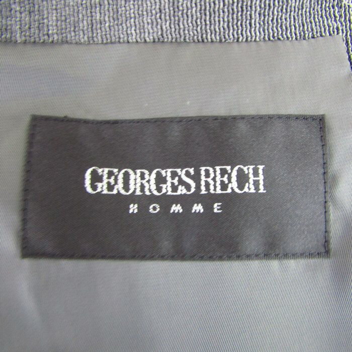 ジョルジュレッシュオム スーツ セットアップ 上下セット ジャケット パンツ メンズ 48 50サイズ ダークグレー GEROGES RECH HOMME 【中古】