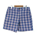 アメリカンイーグル ショートパンツ ボトムス チェック柄 PREP メンズ 165/76Aサイズ ブルー American Eagle 【中古】(4)