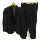 ダックス スーツ セットアップ 上下セット ジャケット パンツ フォーマル 記名有 メンズ 90-78-165サイズ ブラック DAKS 【中古】
