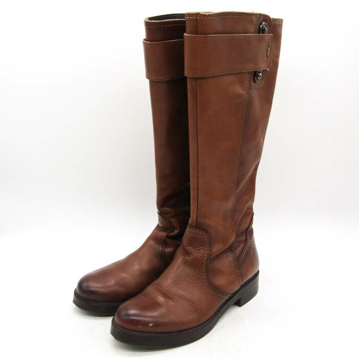 モネ ブーツ ブランド ×SAMOA シューズ 靴 イタリア製 レディース 36サイズ ブラウン Monet 【中古】