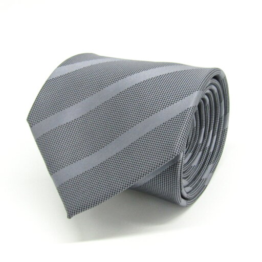 シンプルフレーズクラバット ブランド ネクタイ ストライプ柄 PO メンズ グレー SIMPLE PHRASE CRAVAT 【中古】 シンプルフレーズクラバット ブランド ネクタイ ストライプ柄 PO メンズ グレー SIMPLE PHRASE CRAVAT 【中古】