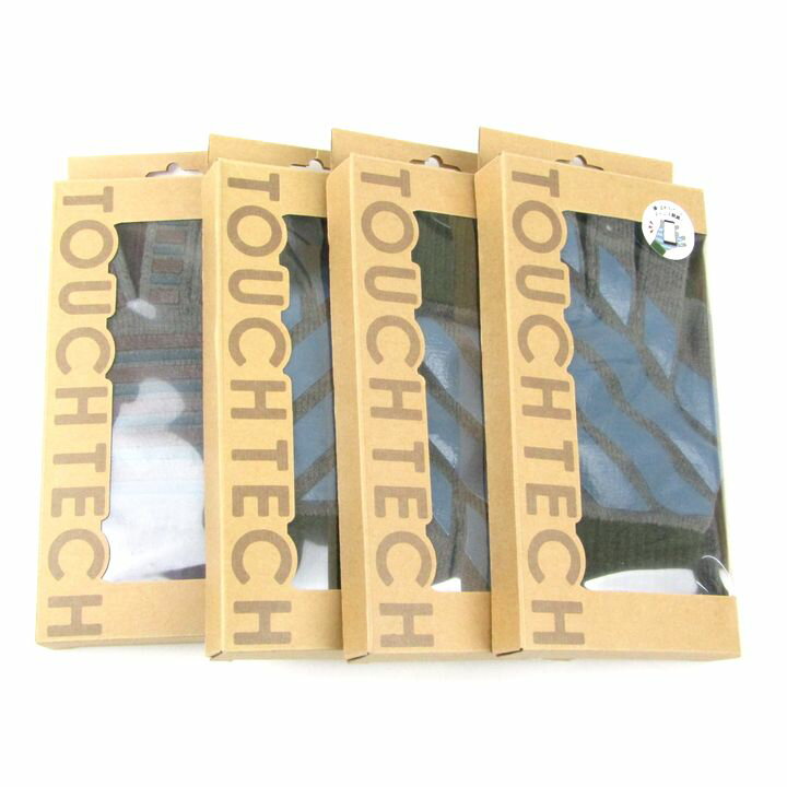 タッチテック 手袋 未使用 4点セット スマホ対応グローブ アルタ まとめて ブランド レディース メンズ TOUCH TECH 【中古】