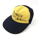パーリーゲイツ キャップ 帽子 ゴルフ スポーツウエア ブランド メンズ FRサイズ ネイビー PEARLY GATES 【中古】