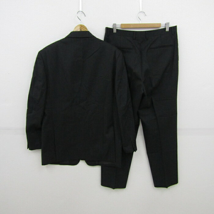 【全品39％OFFクーポン配布中】ブリーム スーツ セットアップ ウール混 ジャケット パンツ 上下セット 記名有 メンズ 96 AB5サイズ チャコール系 BREAM 【中古】