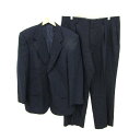 マグカイザー スーツ セットアップ ジャケット パンツ 上下セット 記名有 日本製 メンズ 96BE4/97サイズ ネイビー MAGKAISER 【中古】