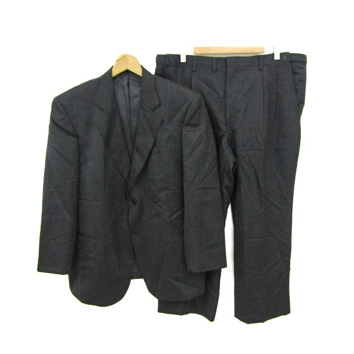 ボースアイズ スーツ セットアップ ウール混 ジャケット パンツ 上下セット 記名有 メンズ 1.00E+06サイズ グレー系 botheyes 【中古】