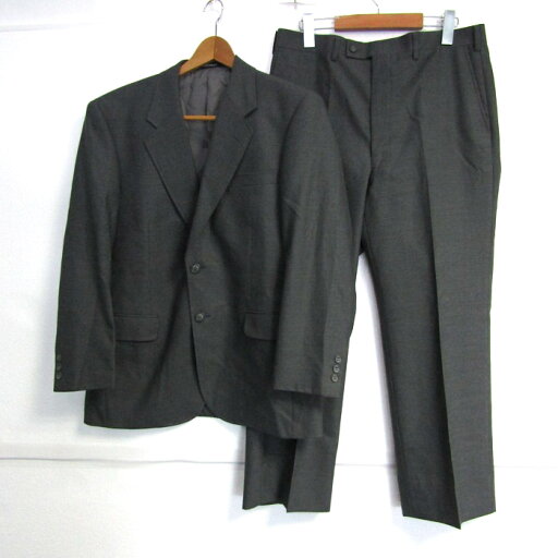 松坂屋 スーツ セットアップ 上下セット ウール メンズ AB096/AB088サイズ グレー Matsuzakaya 【中古】 松坂屋 スーツ セットアップ 上下セット ウール メンズ AB096/AB088サイズ グレー Matsuzakaya 【中古】