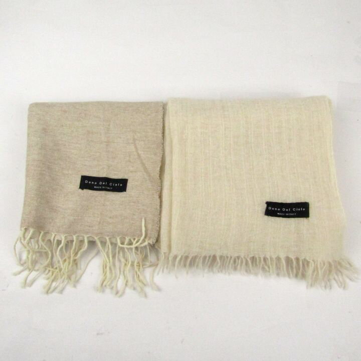 Dono Del Cielo ストール マフラー 2点セット イタリア製 ブランド まとめて レディース muffler 【中..