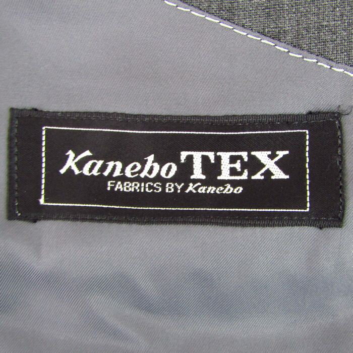 カネボウ スーツ セットアップ 上下セット kaneboTEX 日本製 メンズ 1YA6/78YA1-6サイズ グレー KANEBO 【中古】