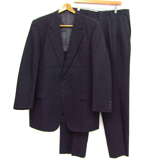 そごう スーツ セットアップ 上下セット ジャケット パンツ 記名有 メンズ フリーサイズ ネイビー系 SOGO 【中古】
