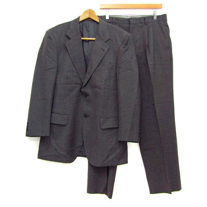 ギア スーツ セットアップ 上下セット ジャケット パンツ 記名有 メンズ 92A5サイズ グレー系 GEAR INTERNATIONAL 【中古】