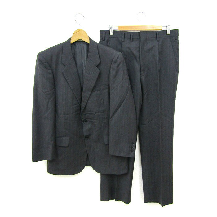 そごう スーツ セットアップ 上下セット ジャケット パンツ 記名有 メンズ フリーサイズ グレー系 SOGO 【中古】