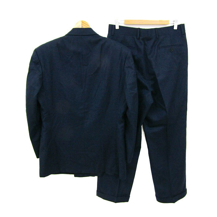 セルッティ スーツ セットアップ 上下セット ジャケット パンツ PAL ZILERI 記名有 メンズ 48サイズ ネイビー CERRUTI 1881 【中古】