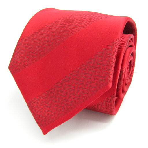 BRICK HOUSE ブリックハウス ブランド ネクタイ ストライプ柄 格子柄 東京シャツ PO メンズ レッド 【中古】 BRICK HOUSE ブリックハウス ブランド ネクタイ ストライプ柄 格子柄 東京シャツ PO メンズ レッド 【中古】