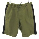 green label relaxing グリーンレーベルリラクシング ショートパンツ ボトムス ハーフ サマーパンツ メンズ Sサイズ カーキ×黒 【中古】(4)