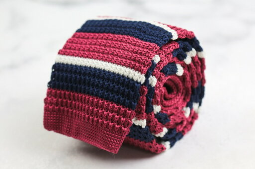 POLO CLUB ポロクラブ ブランド ネクタイ サンタバーバラ ニットタイ ボーダー柄 PO メンズ ピンク 【中古】 POLO CLUB ポロクラブ ブランド ネクタイ サンタバーバラ ニットタイ ボーダー柄 PO メンズ ピンク 【中古】