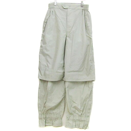 23区SPORT ニジュウサンクスポーツ パンツ ボトムス パラシュート スポーツウエア メンズ 2サイズ グレー 【中古】 23区SPORT ニジュウサンクスポーツ パンツ ボトムス パラシュート スポーツウエア メンズ 2サイズ グレー 【中古】