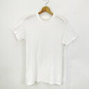 BURBERRY バーバリー 半袖Tシャツ トップス 無地 コットン 日本製 レディース Lサイズ ホワイト 【中古】(4)