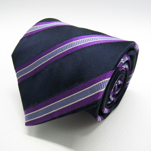 アンドリューズタイ ブランド ネクタイ ストライプ柄 シルク イタリア製 PO メンズ ネイビー Andrew's Ties 【中古】 アンドリューズタイ ブランド ネクタイ ストライプ柄 シルク イタリア製 PO メンズ ネイビー Andrew's Ties 【中古】