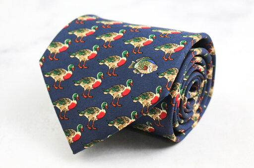 ダンヒル ブランド ネクタイ 総柄 動物柄 鳥 シルク イタリア製 PO メンズ ネイビー Dunhill 【中古】 ダンヒル ブランド ネクタイ 総柄 動物柄 鳥 シルク イタリア製 PO メンズ ネイビー Dunhill 【中古】