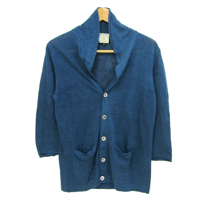 ビューティアンドユースユナイテッドアローズ 長袖シャツ トップス リネン メンズ Sサイズ 青緑 BEAUTY&YOUTH UNITED ARROWS 【中古】