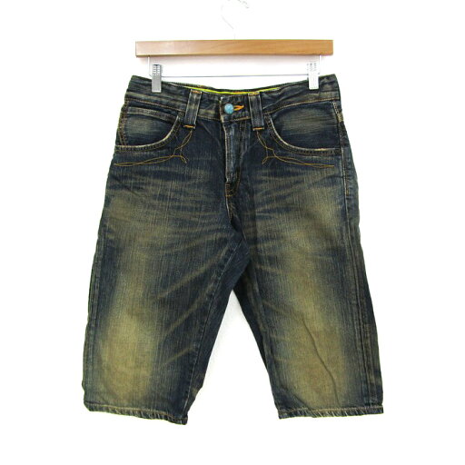 エドウィン デニムパンツ ボトムス ショートジーンズ ブルートリップ 日本製 メンズ 28サイズ ブルー EDWIN 【中古】 エドウィン デニムパンツ ボトムス ショートジーンズ ブルートリップ 日本製 メンズ 28サイズ ブルー EDWIN 【中古】