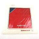カンタス航空 OROTON スカーフ 未使用 ピュアシルク 航空関連グッズ ブランド レディース レッド QANTAS 【中古】