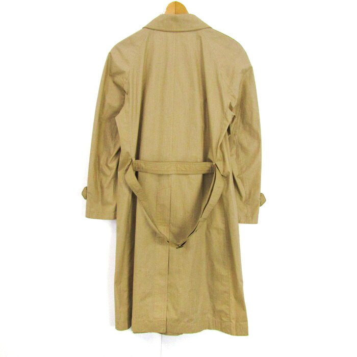 ダーバン ステンカラーコート アウター ロング丈 ベルト付き メンズ 170-9(A-5)104サイズ ベージュ Durban 【中古】