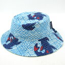 パタゴニア ハット リバーシブル アウトドア 帽子 ブランド ベビー キッズ 男の子用 ブルー patagonia 【中古】