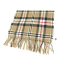 イヌト マフラー JOHN HANLY 未使用 アイルランド製 ウール ブランド レディース ブラウン INUTO 【中古】