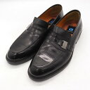 ユキコキミジマ ローファー スリッポン ブランド シューズ 靴 黒 メンズ 26.5サイズ ブラック YukikoKimijima 【中古】