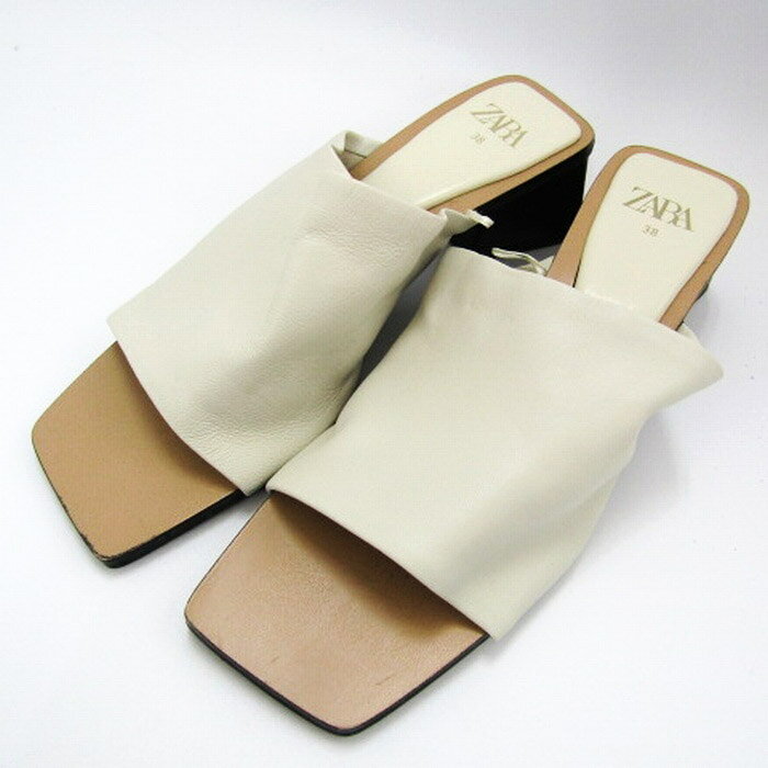 【中古】ザラサボサンダルミュールロ...