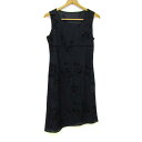 ミッシェルクラン ワンピース トップス ノースリーブス 花柄 レディース 40サイズ ネイビー MICHEL KLEIN 【中古】(4)