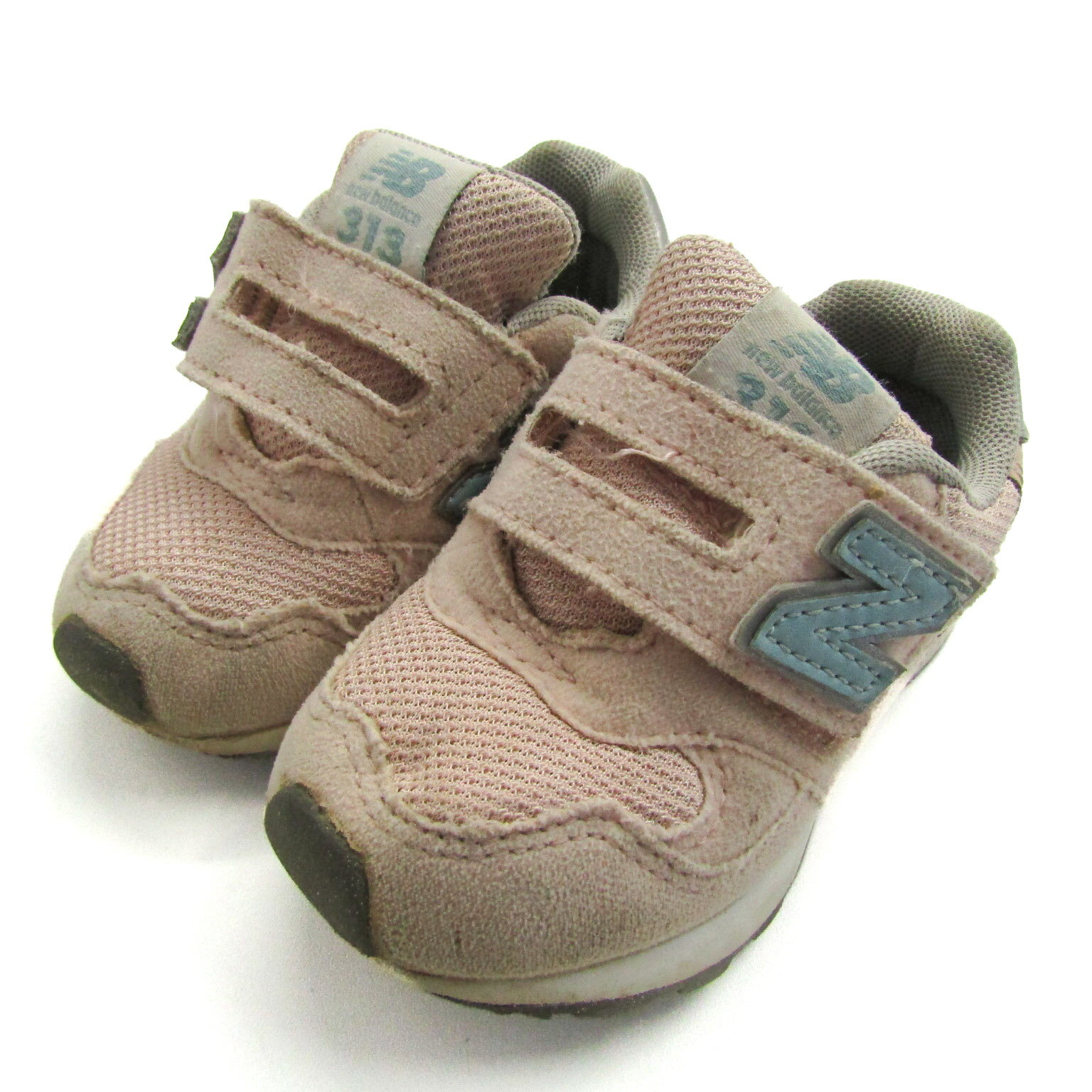 ニューバランス スニーカー ベビーシューズ 313 靴 ピンク ベビー 女の子用 13サイズ ピンク NEW BALANCE 【中古】