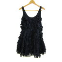 DIANE VON FURSTENBERG ダイアンフォンファステンバーグ ドレス シルク100% ブランドトップス レディース 4サイズ ネイビー 【中古】