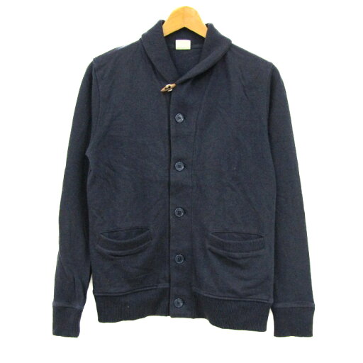 UNITED ARROWS ユナイテッドアローズ カーディガン 長袖 コットン green label relaxing トップス メンズ Sサイズ ネイビー 【中古】 UNITED ARROWS ユナイテッドアローズ カーディガン 長袖 コットン green label relaxing トップス メンズ Sサイズ ネイビー 【中古】