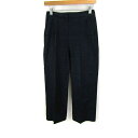 theory luxe セオリーリュクス クロップドパンツ ボトムス ストレッチ 日本製 レディース 32サイズ ネイビー 【中古】(4)